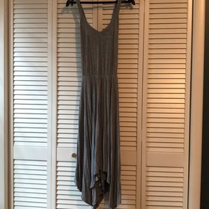 Lightweight grey dress.